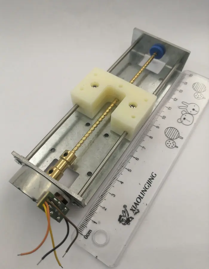 Винт DIY линейный шаговый электродвигатель, 35 винтовой шаговый двигатель, гравировальный станок длинный ход линейный шаговый электродвигатель