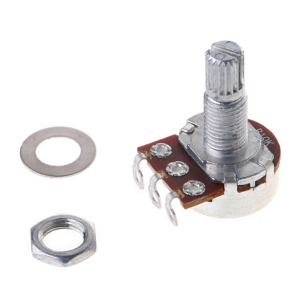 B10K Electric Bass Guitar Potentiometer Pot Effect Pedal 18mm Shaft Parts Whosale&ampDropship | Электроника