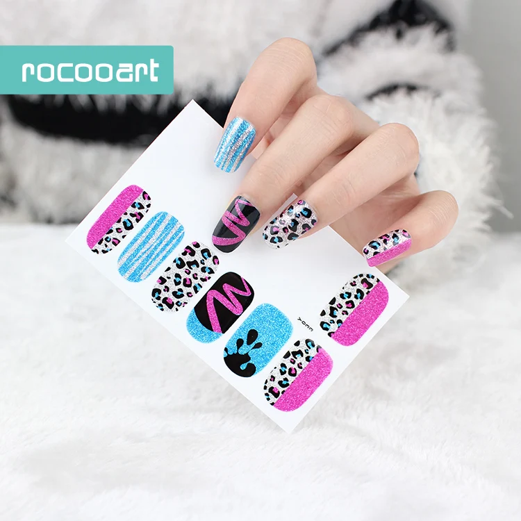 Наклейки для ногтей Rocooart Y5033 Minx наклейки дизайна модные инструменты маникюра