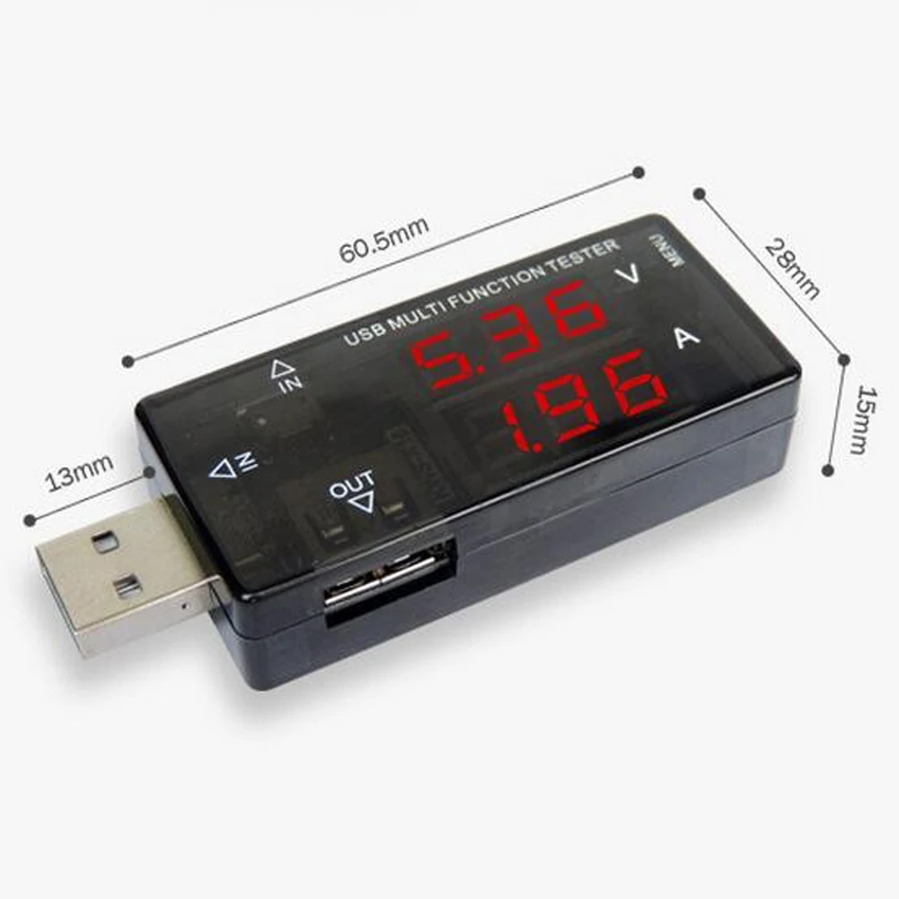 Digital Display USB multifunction tester 3V 30V Mini Current Voltage