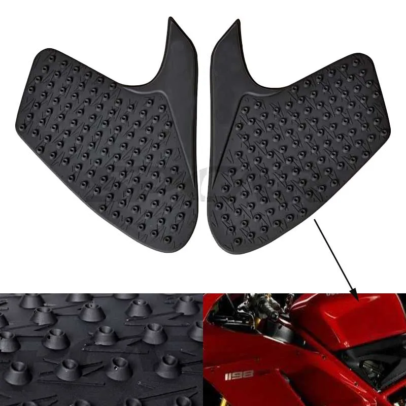 

Motorcycle Sticker For DUCATI MONSTER 696 795 796 1100 1100S Anti slip Tank Pad Sticker Gas Knee Grip Traction Side 3M Decal