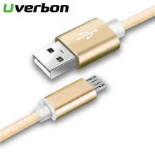 Uverbon Быстрая зарядка Micro USB кабель 2A USB кабель для передачи данных для samsung Xiaomi Android usb кабель для зарядки Microusb кабель для зарядки