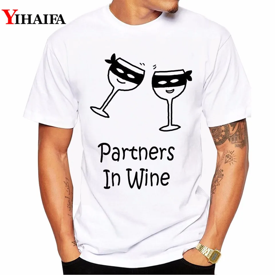 

Men T Shirt Stylish Letter Graphic Tee 3D Print T-Shirts Pullover Short Sleeve Creative Casual White Tops