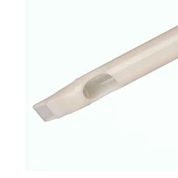 

50PCS Sterile White Disposable Plastic Tips Flat Tips 5F,7F,9F for Needles Tips for Grip for Tubes tattoo nozzle tube