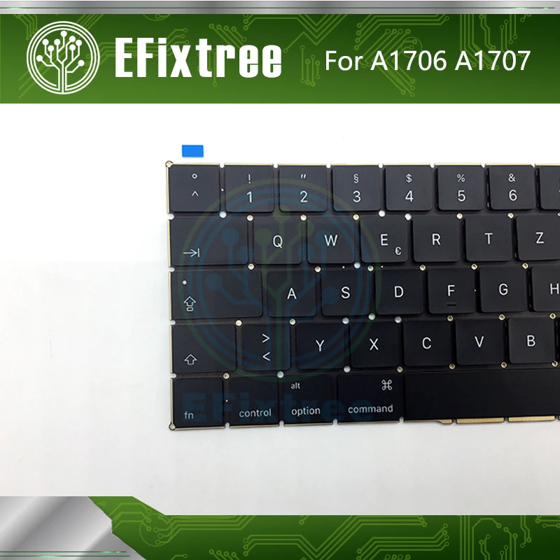 Оригинал A1706 клавиатура 2016 2017 немецкий для Macbook Pro Retina 13 &quot15''A1707 макет с
