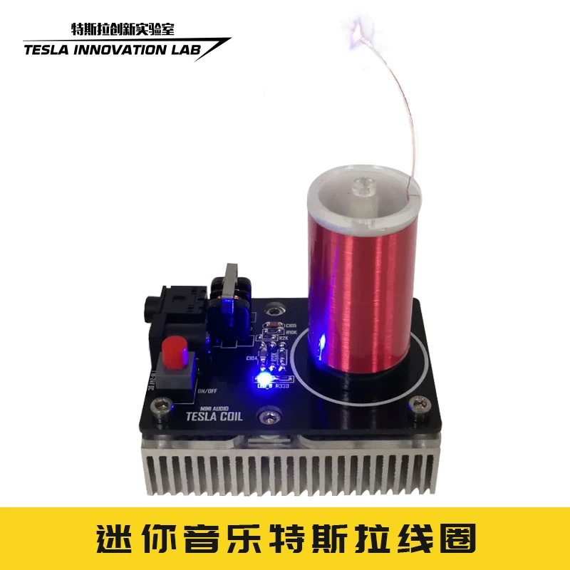 

2018 New Edition of Mini Music Tesla Coil Air Lighting Ignition Artificial Lightning Scientific and Scientific Experiment