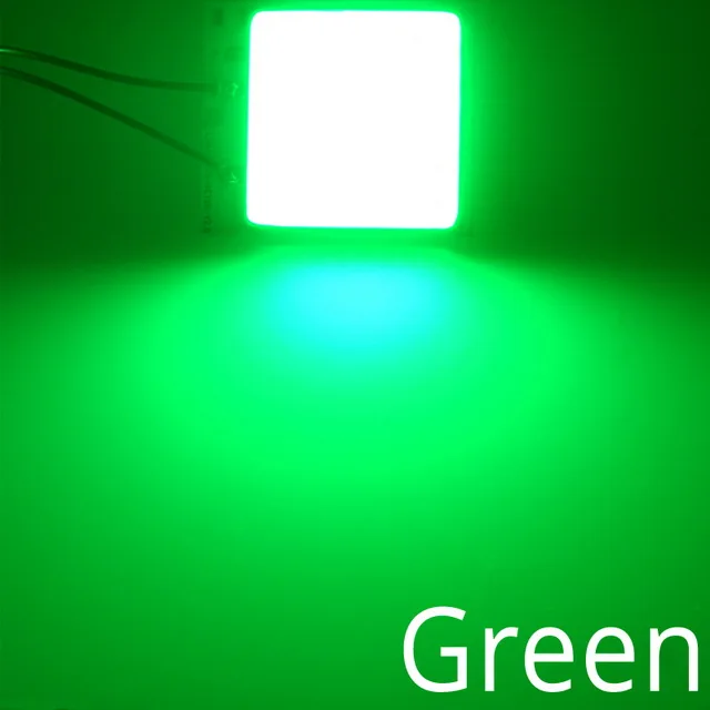 1 шт. Светодиодная лампа для чтения автомобиля T10 Cob W5W C5W 16 24 36 48 led 7 цветов, потолочный светильник, купольная лампа BA9S 3 адаптер постоянного тока 12 В - Испускаемый цвет: Green