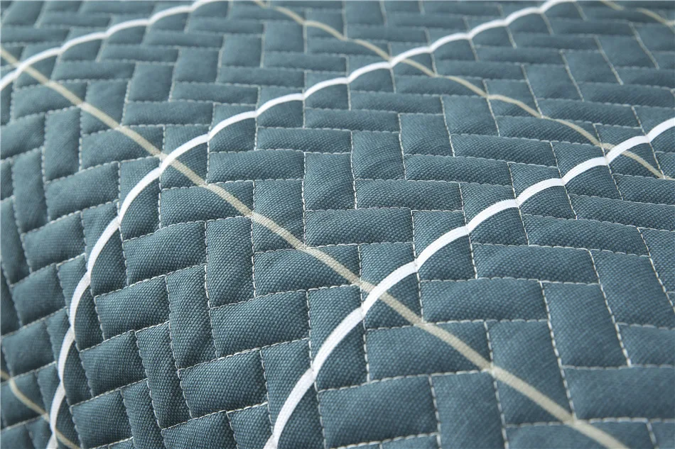 plaid sofa
