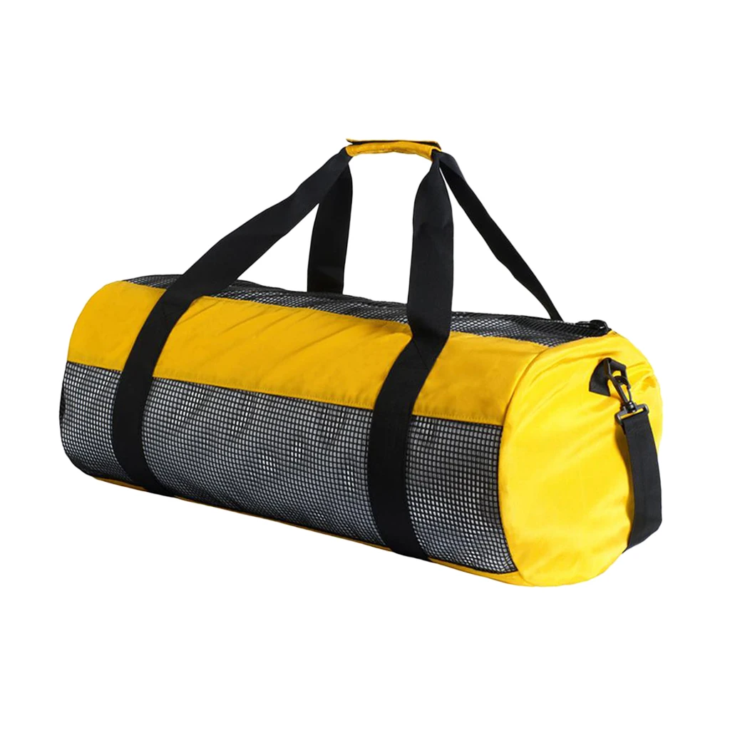 Heavy Duty Large Scuba Diving Snorkel Mesh Gear Bag Carry Holdall for Surfing Boating Camping Hiking Outdoor Tools Accessories