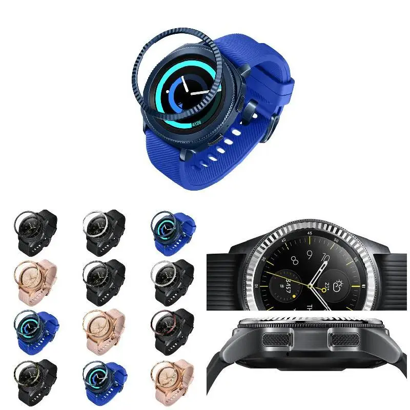 

Newly Bezel Ring Adhesive Cover Anti Scratch Stainless Steel Protection for Samsung Galaxy Watch 42MM DC128