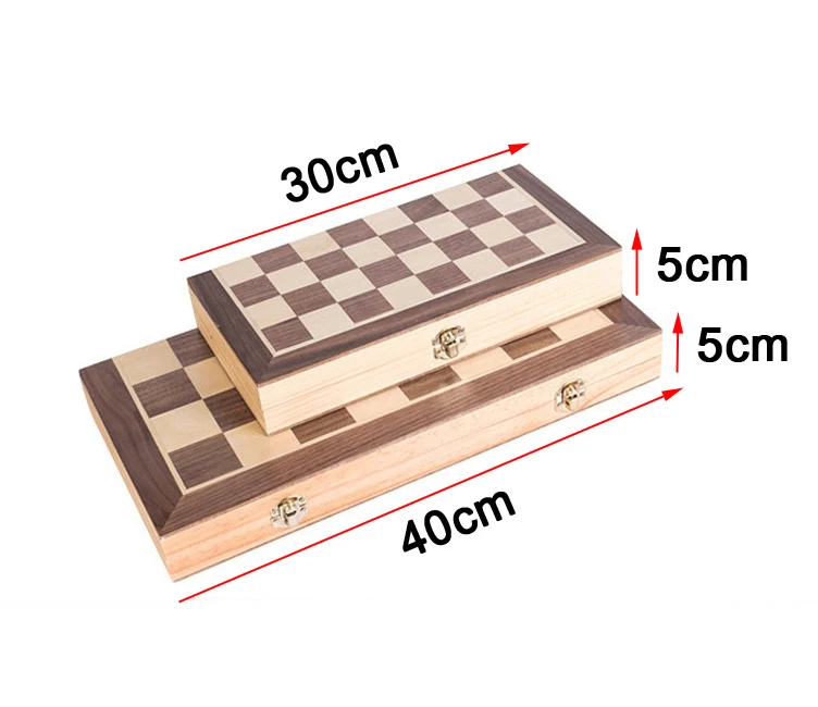 Высший сорт производительность магнитные складные деревянные шахматы набор твердой древесины шахматная доска 2,2/3,0 дюймов шт развлечения шахматы настольные игры