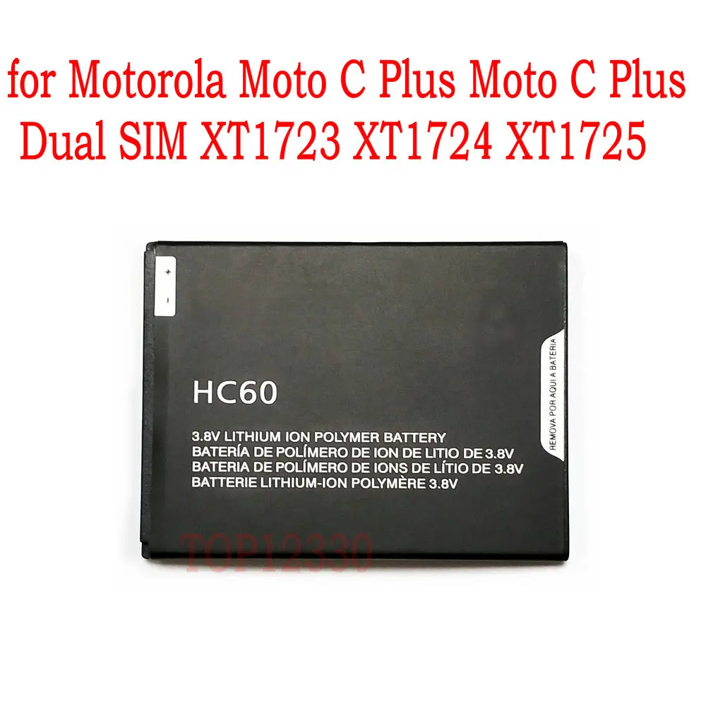 

Original 2800mAh HC60 Battery For Motorola Moto C Plus Dual SIM XT1723 XT1724 XT1725 Mobile Phone