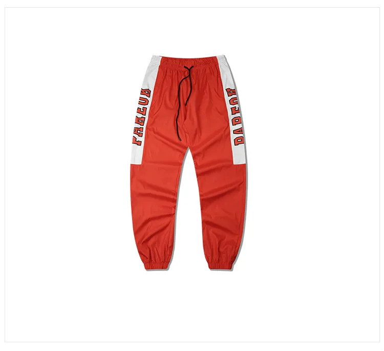 High Street Винтаж хип хоп Wear брюки Для мужчин скейтборд Pareok принт осень Pantalon Homme для и