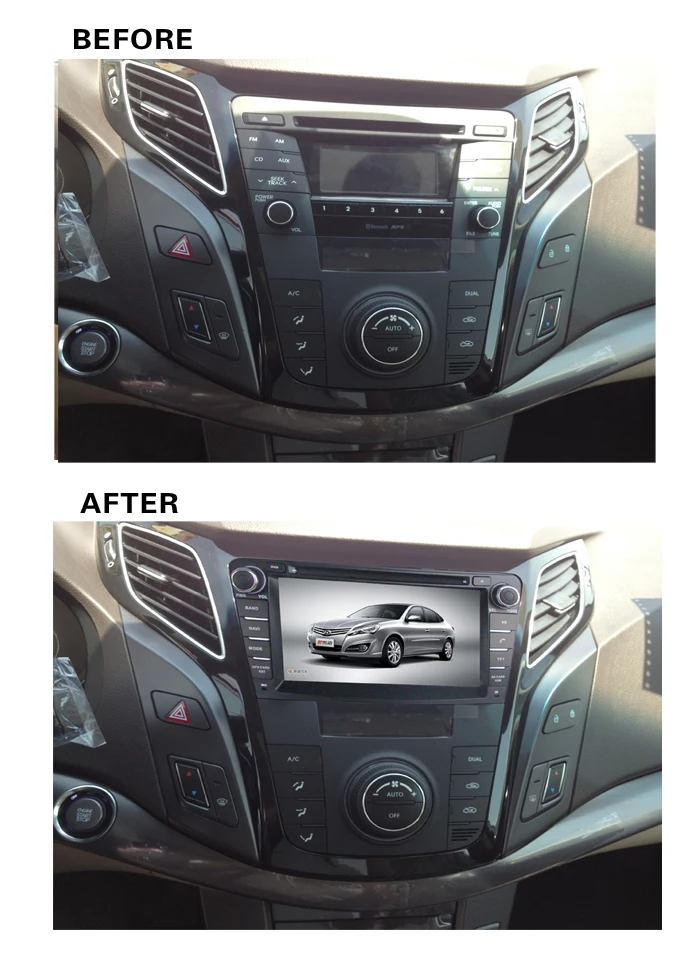 Discount 2018 7inch 4G LTE 1024*600 octa core Android 8.0! car multimedia DVD player Radio GPS FOR Hyundai i40 2011 2012 2013 2014-2017 1