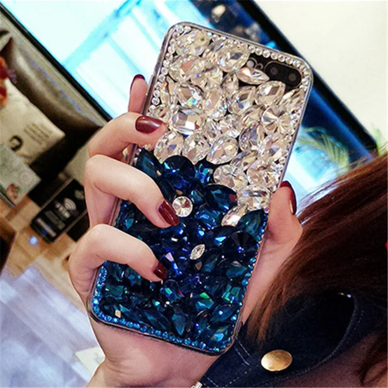 For Xiaomi A1 A2 lite Mi 8 redmi 6A Note 5 6 7 Pro Luxury Diamond rhinestone soft Phone case Bling Glitter Back Cover coque |