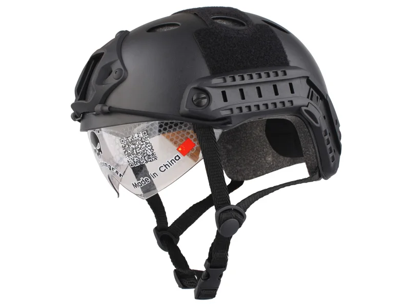 ABC Emerson FAST Airsoft Helmet With Protective Goggle PJ Type Military EM8819B | Спорт и развлечения