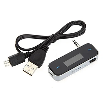 

3.5mm Music Audio FM Transmitter Mini Wireless In-car Transmitter car mp3 Transmitter For iPhone 4 5 6 6S Plus Samsung iPad