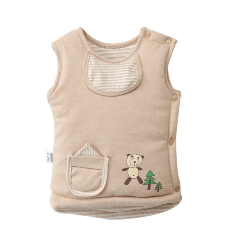 High Quality Girls Vests Children Down Cotton Warm Baby Vest Girls