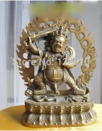 

Tibetan MANJUSHRI Buddha Bronze buddha statue 23 cm 1.3 KG