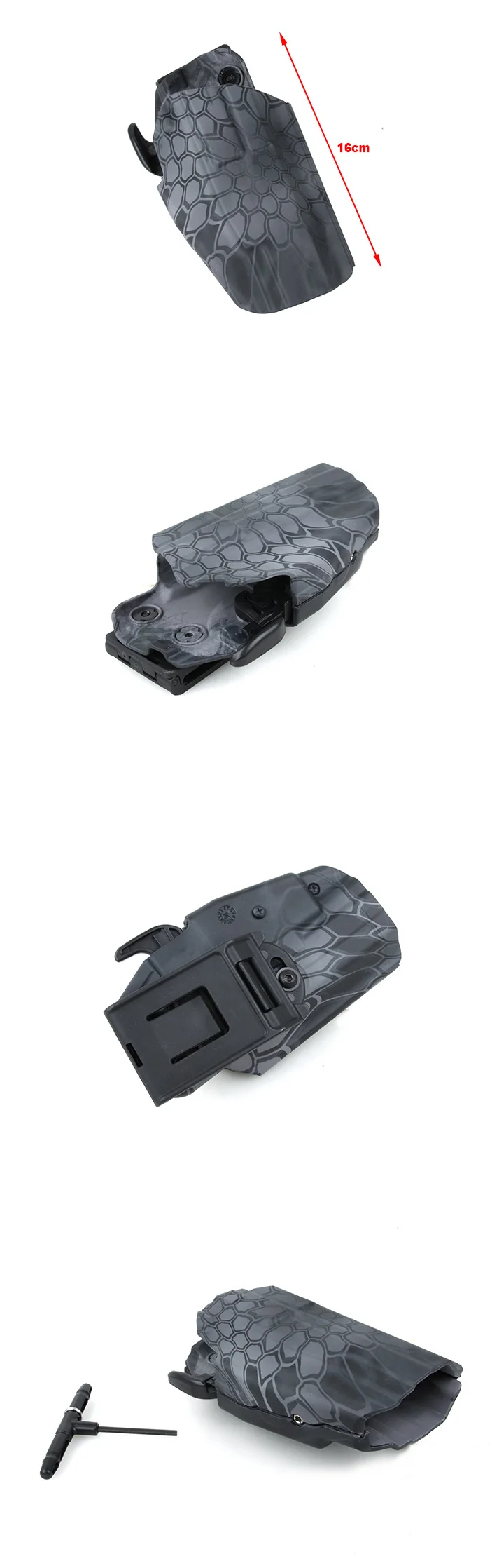 tactical airsoft accessories 579 series standard holster tactial belt platform holster fits G17 G18 G22 G37 HK45 for hunting (9)