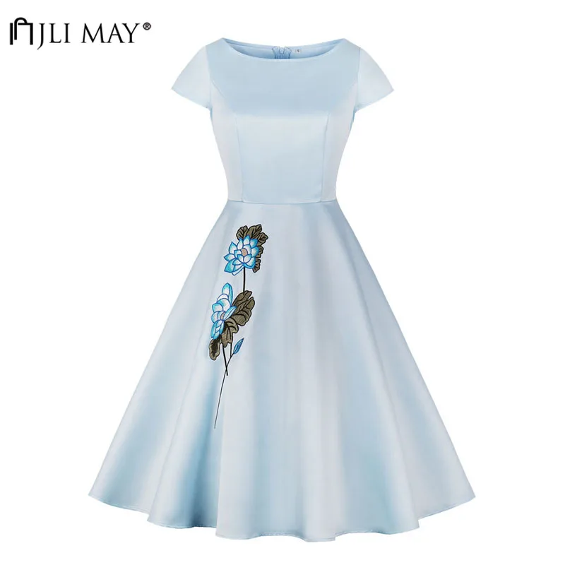 light blue spring dress