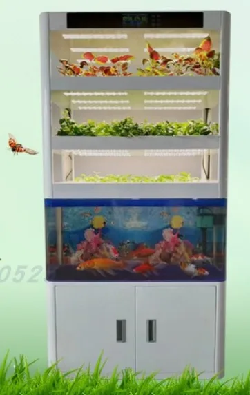 smarter planter indoor hydroponics & aquaponics with fish
