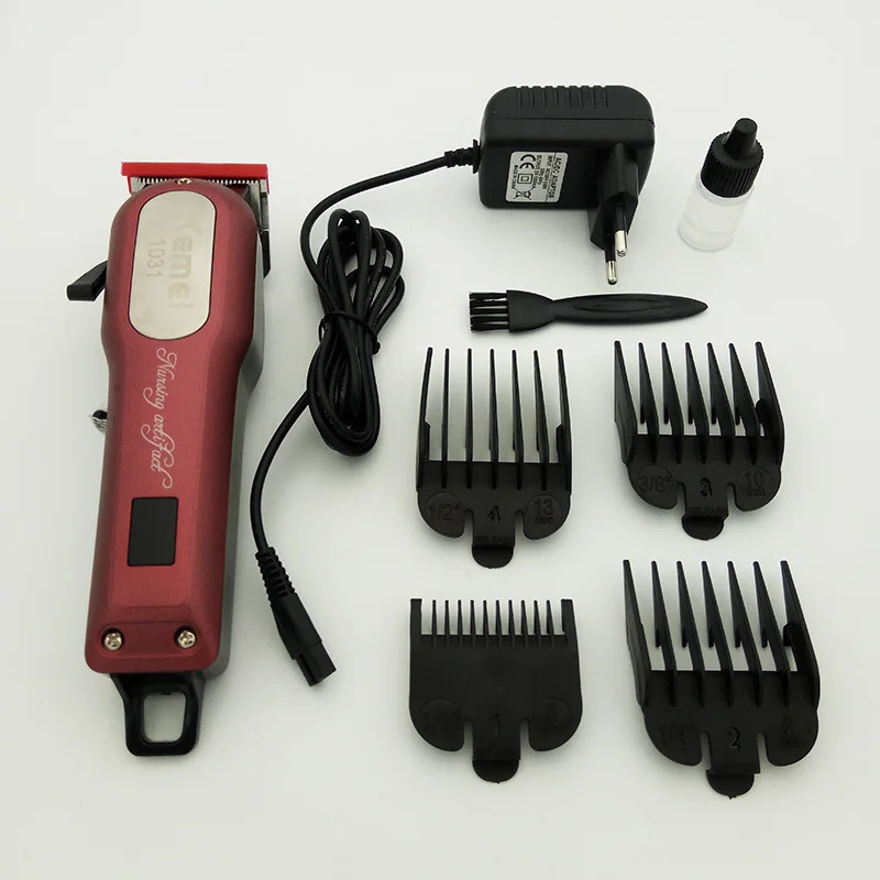 Kemei профессиональный триммер для волос мощный электрический триммер бритва станок для бритья резка бороды бритвы