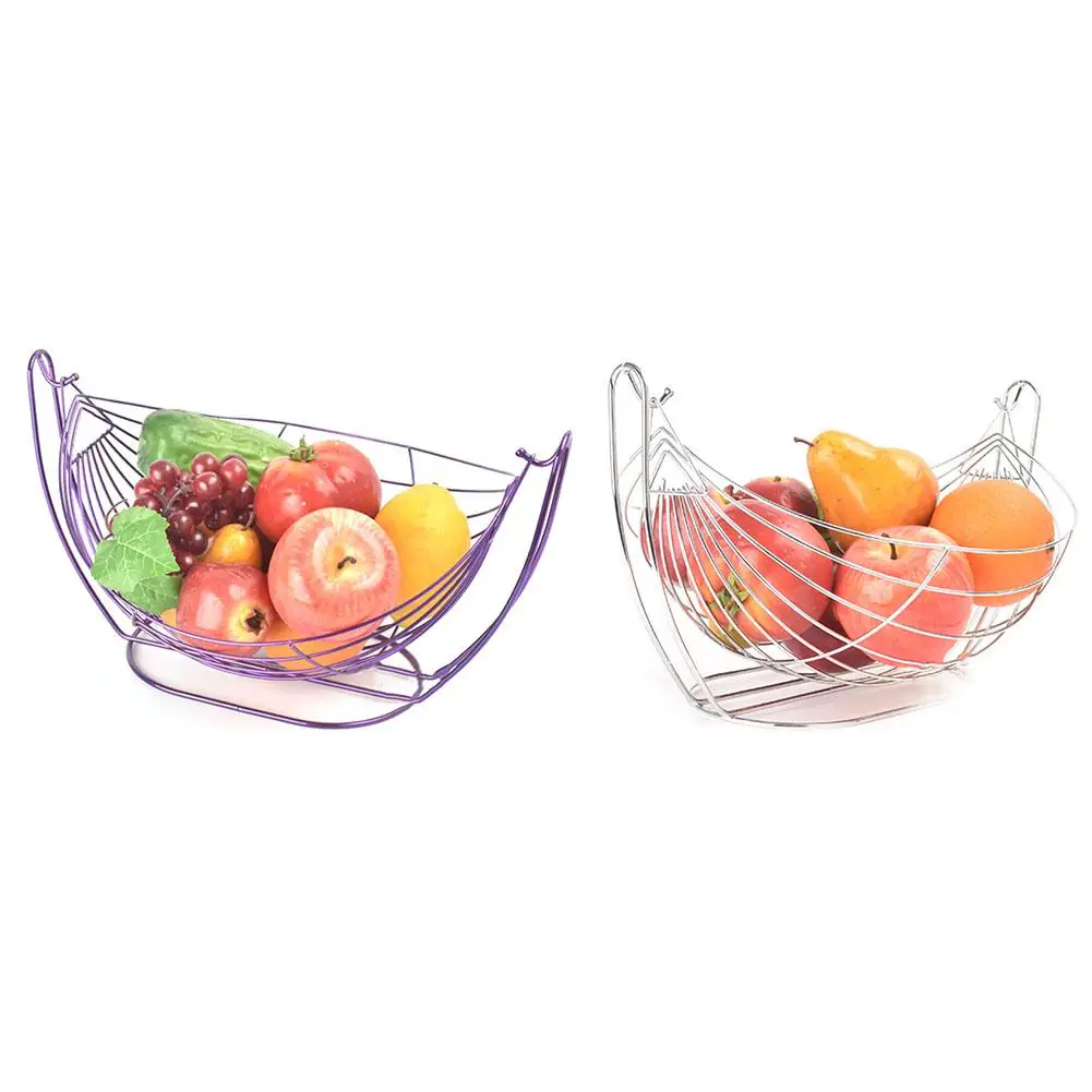 

Stainless Steel Creative Rocking Fruit Basket Fruit Drop No Rust Or Color Receive The Popurality Fruit Basket Home Storage