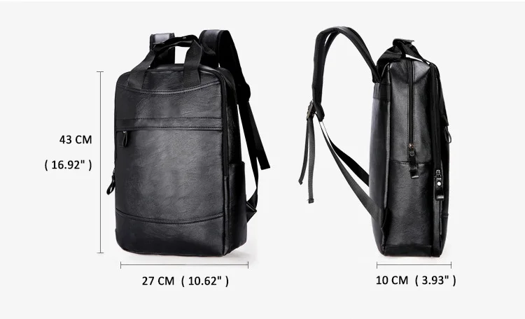 Trabalho Diário dos homens Laptop Mochila Mochila