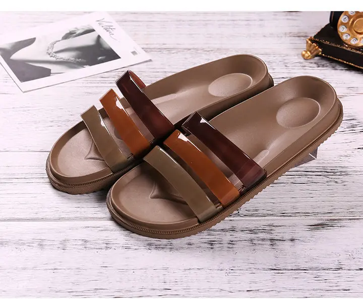 Hot Selling Men Slides Summer Beach Cool Men Outdoor Indoor Dual Purpose Flat Slipper Bathroom Antiskid Slippers (14)