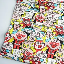 145×90 cm Prints baumwolle & polyester stoff Patchwork DIY material Anpanman Vorhang tasche Quilting Sewing Textil Tildacloth
