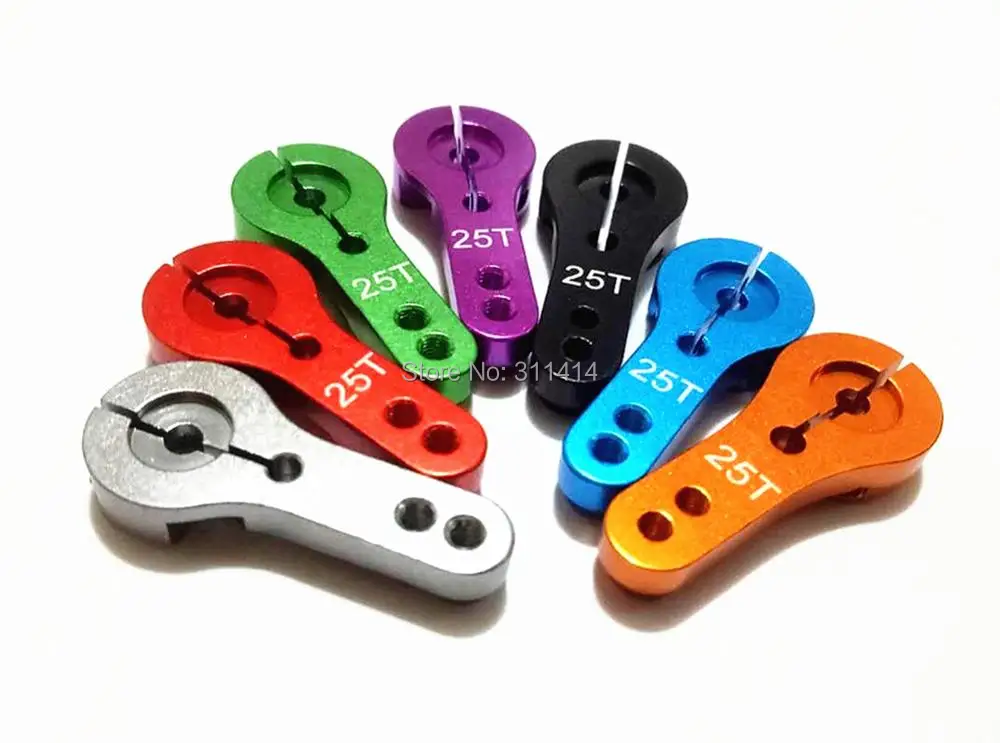 

1piece CNC 25T Servo Arm For Futaba Savox Xcore HL HSP HDpower Gotech MG995 MG946R MG996R MG945 S3003 RC Upgrade Parts