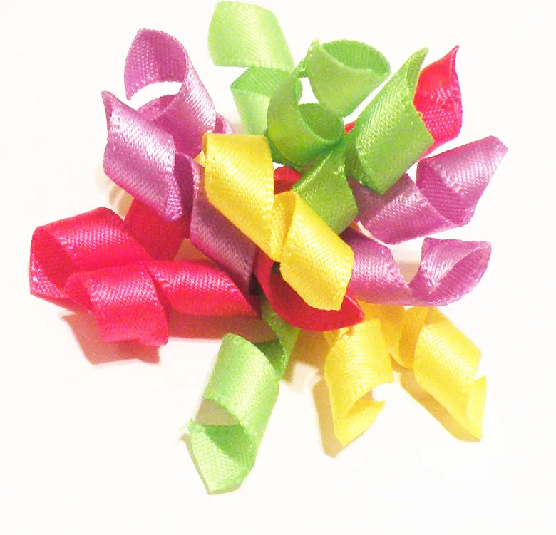 100PC/Lot Candy Colors Dog Grooming Bows Handmade Ribbon Dog Bows Party
