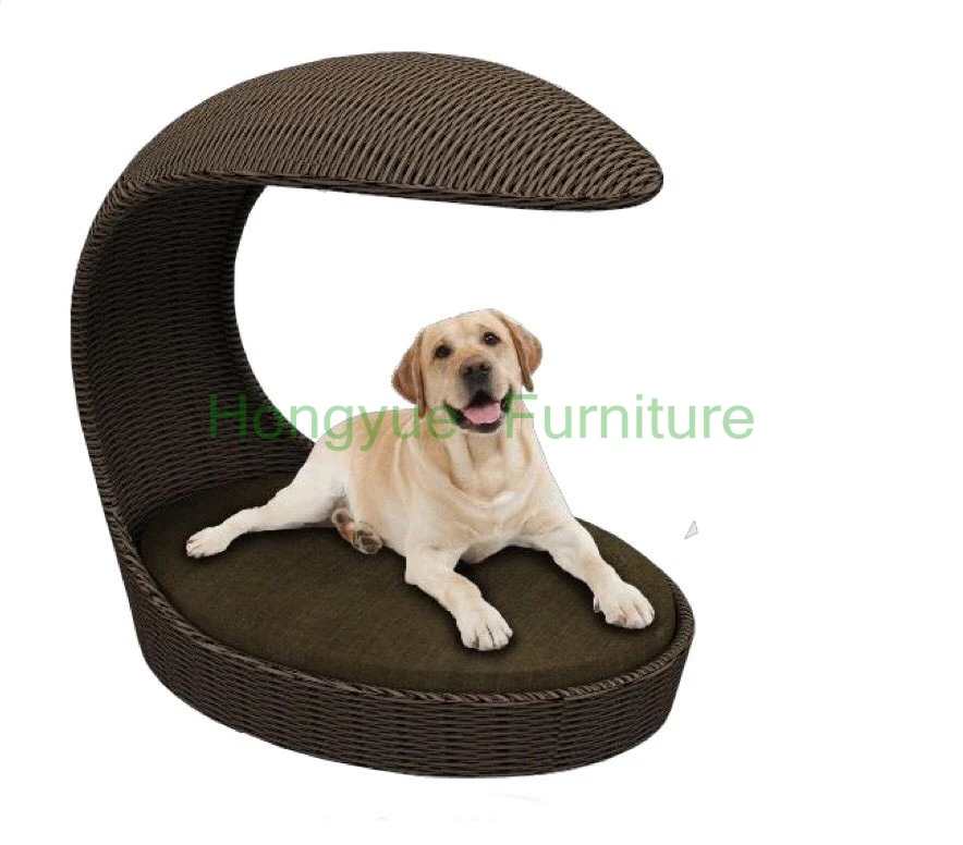 Outdoor rattan dog bed with cushionsin Hanging Baskets from Home