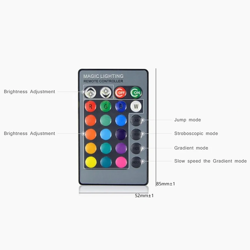 E27 E14 GU10 светодиодный RGB лампа AC110V 220V 9W светодиодный RGB Точечный светильник с регулируемой яркостью волшебный праздник RGB светильник ing IR пульт дистанционного управления 16 цветов