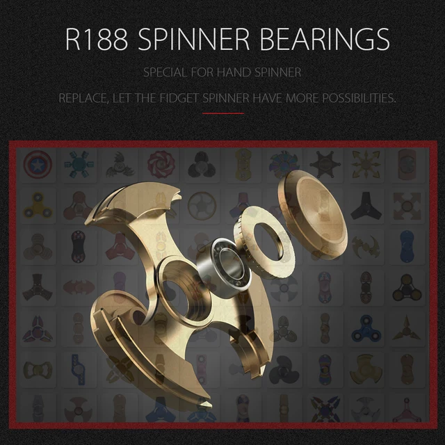 Buy Special R188 608 Bearings For Metal Fidget Spinner High Speed Stainless