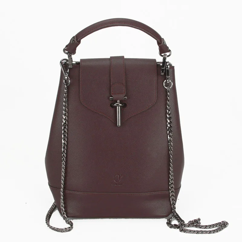 

Spring Autumn New Hand Bill Of Lading Shoulder Bag Multi-purpose Leisure Women's Bag metal chain Bucket bag Weiblicher Beutel