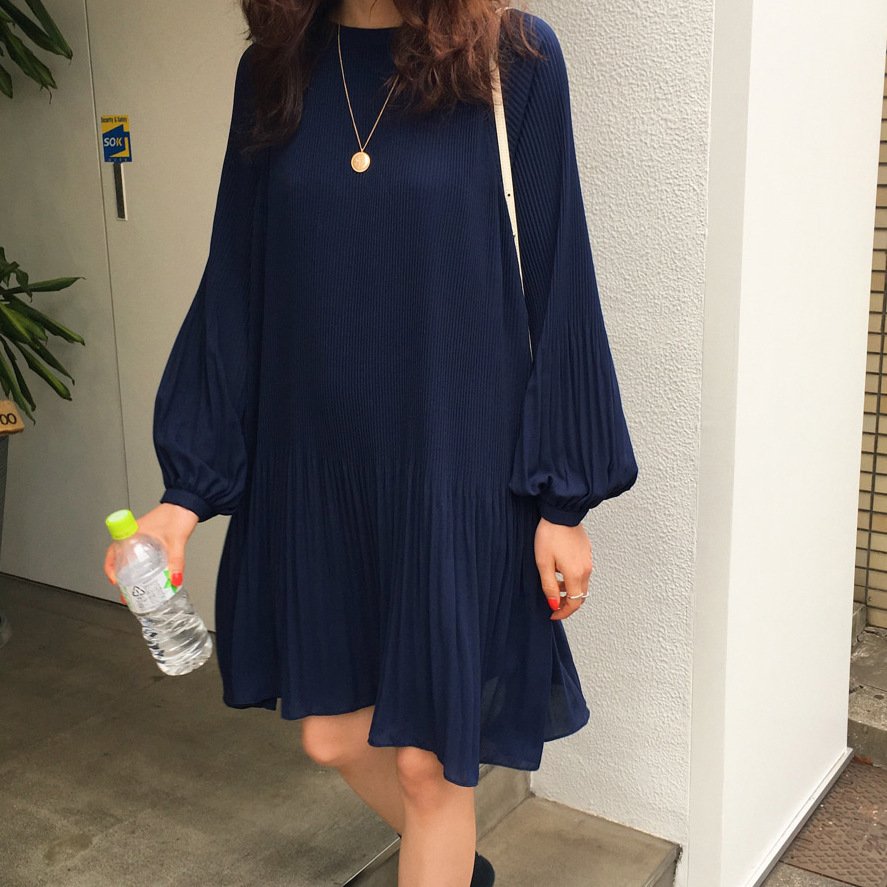 Lantern Sleeve Dress