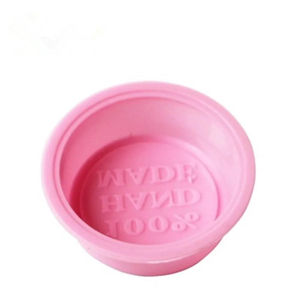 

Pink Cute Easy Unmold Craft Cubes Soft DIY Silicone Soap Mold 100% Handmade Making Kitchen Tool