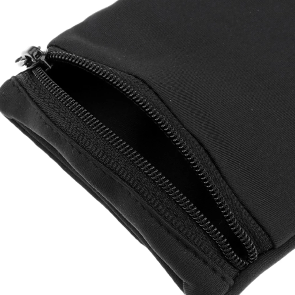 MagiDeal Stretch Wristband Sweatband Zipper Wallet for Running Walking Travel Gym Cycling Tennis Sport Wrist Band