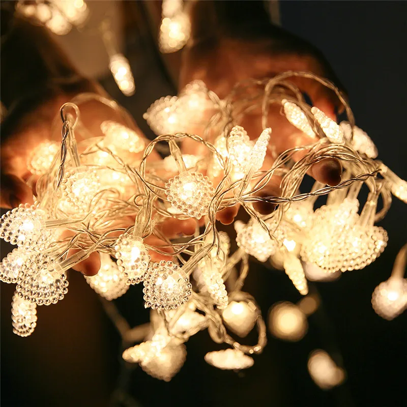 

Romantic 7.5m 50 LED Love Heart Fairy Christmas String Light Wedding Children Room Decor Light