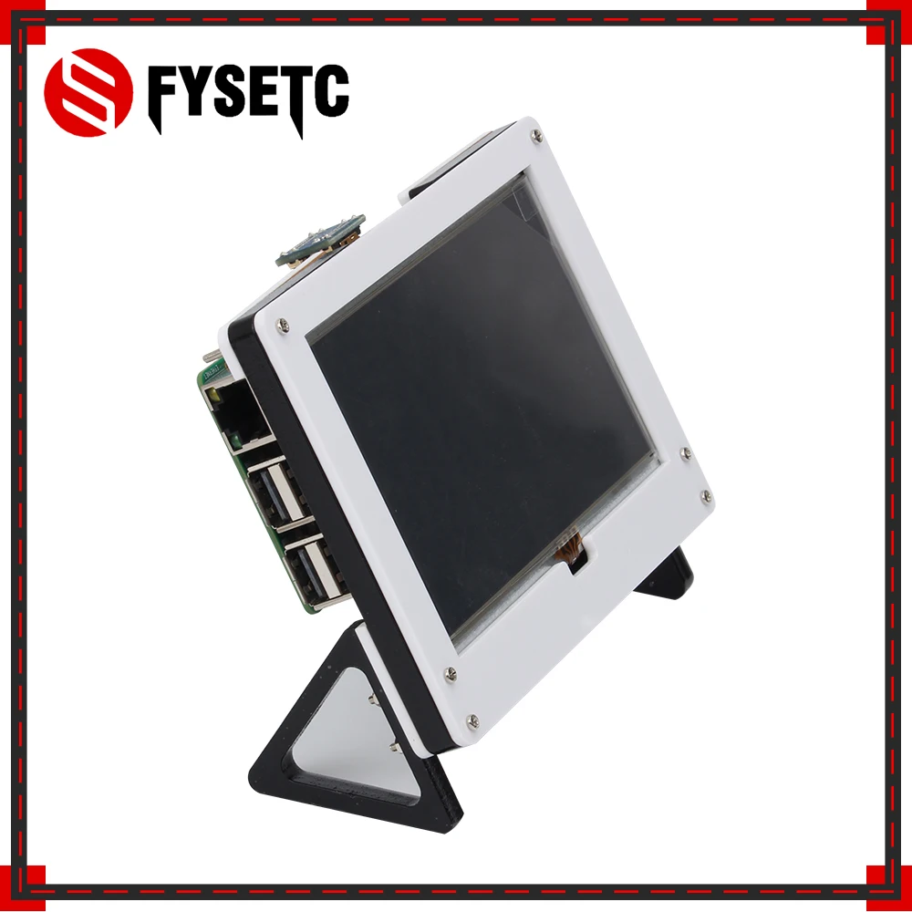 Raspberry Pi 3 Model B 5 дюймов LCD акриловый Кронштейн черный и белый фиксированный
