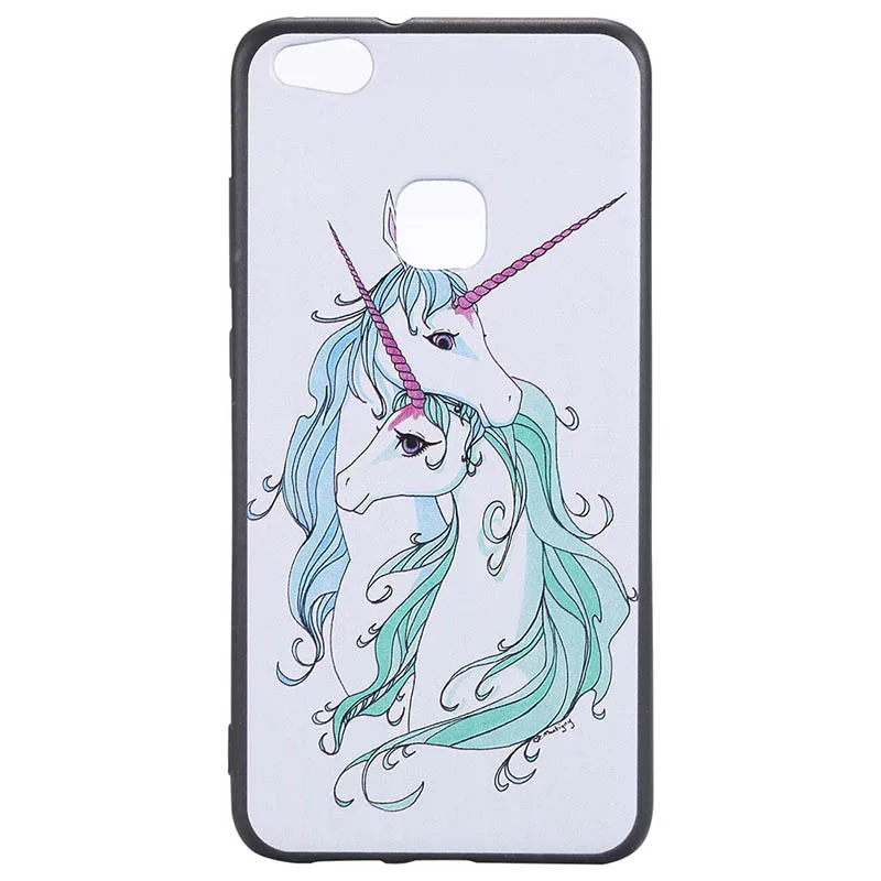 For HUAWEI P10 P20LITE Phone Case Soft TPU Silicon Huawei P8 LITE 2017 Unicorn Printed Covers Fundas |