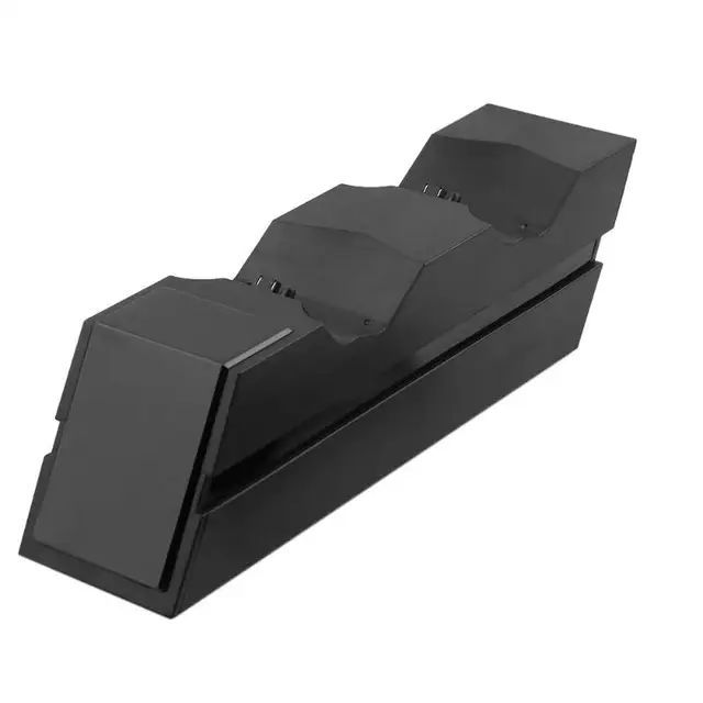 Best Offers 3 in 1 Dual Charging Dock Station Stand Holder Charger for Sony playstation 4 slim PS4 Slim PS4 Pro Gamepad Controller