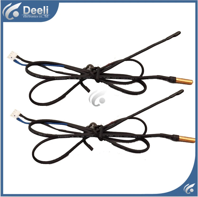 50pcs/lot new for TCL Air Conditioner Tube Sensor Ambient Sensor tube 5K+5K air temperature sensor for tcl l40f3200b article lamp 40 down lj64 03029a lta400hm13 screen 1piece 60led 455mm 2pieces lot