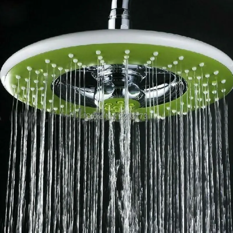 

Promotions 8 lNCH Multifunctional plastic pressurized top spray shower single, 1/2 connection ABS Round Spray Rain Rainfall top