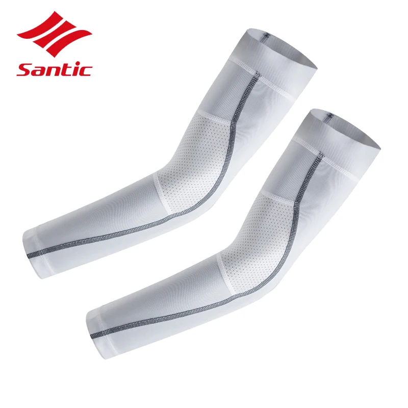 Santic Cycling Armwarmer Breathable Pro Bicycle Arm Warmers Men Women