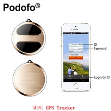 Podofo Mini GPS Micro Tracker GPS Locator for Children Pet Vehicle Tracker Car Bicycle GPS Tracking GSM Alarm with Google Map