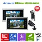 Homefong  Door Video Camera Video Doorbell System with  Camera  3.7MM Lens Security  1200TVL 2V1V1  Home Apartment Entry Kit