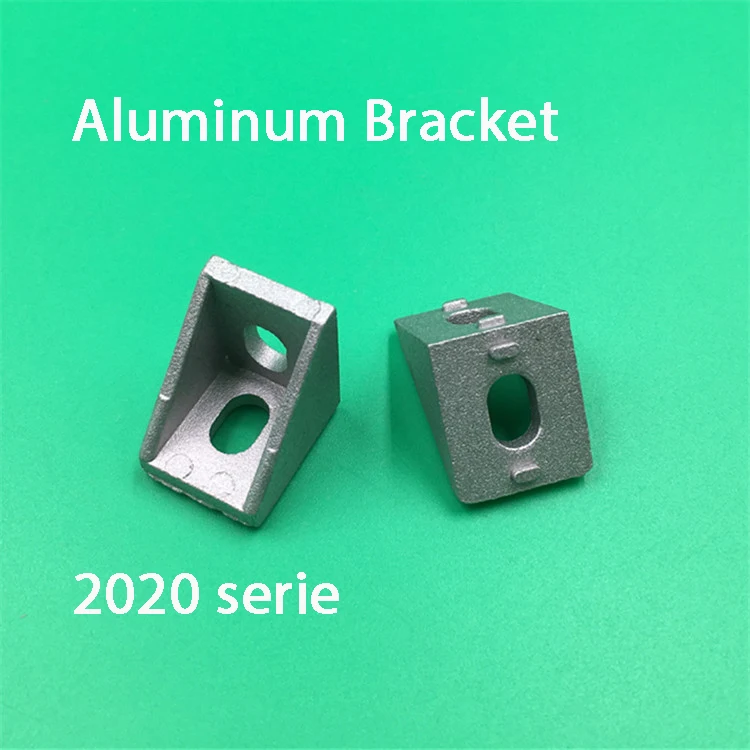 Алюминиевые угловые кронштейны 20x20Corner 20x20x17 мм для 20 экструзионных фрезерных